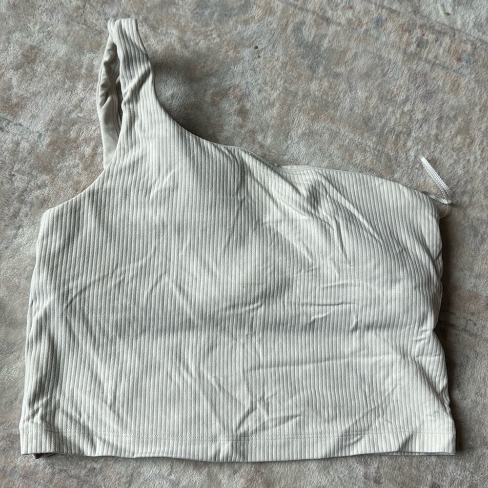 Lulu lemon ribbed one shoulder top